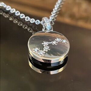 Silver Constellation Star Necklace